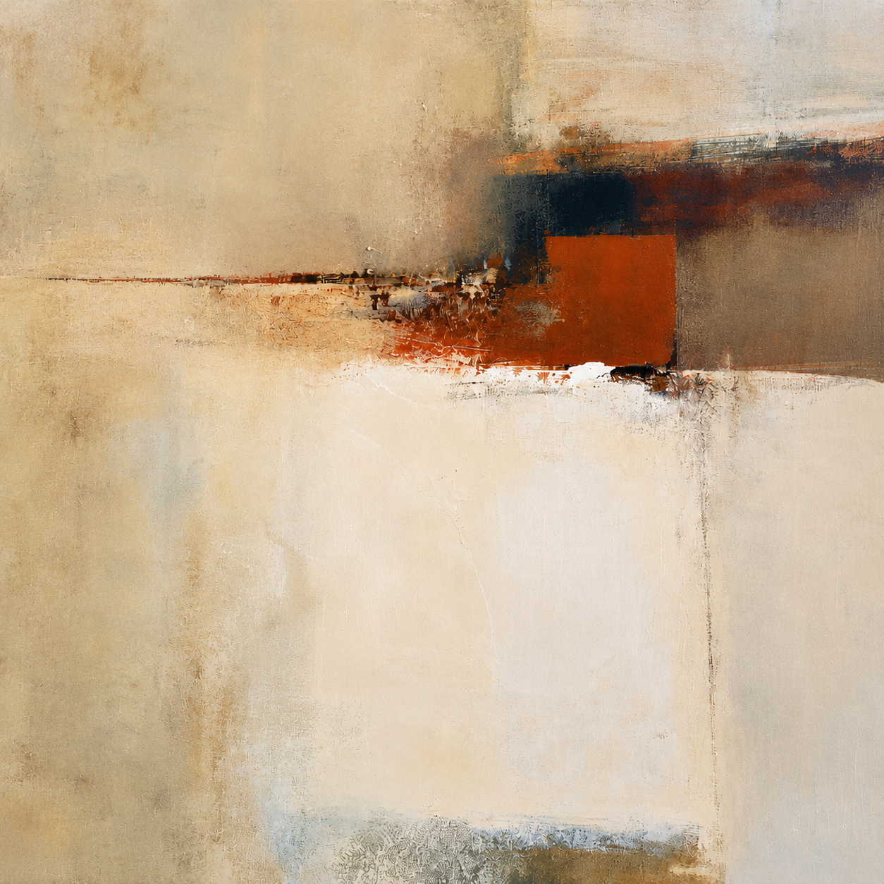 Sienna Interval – Textured Neutral Abstract Wall Art