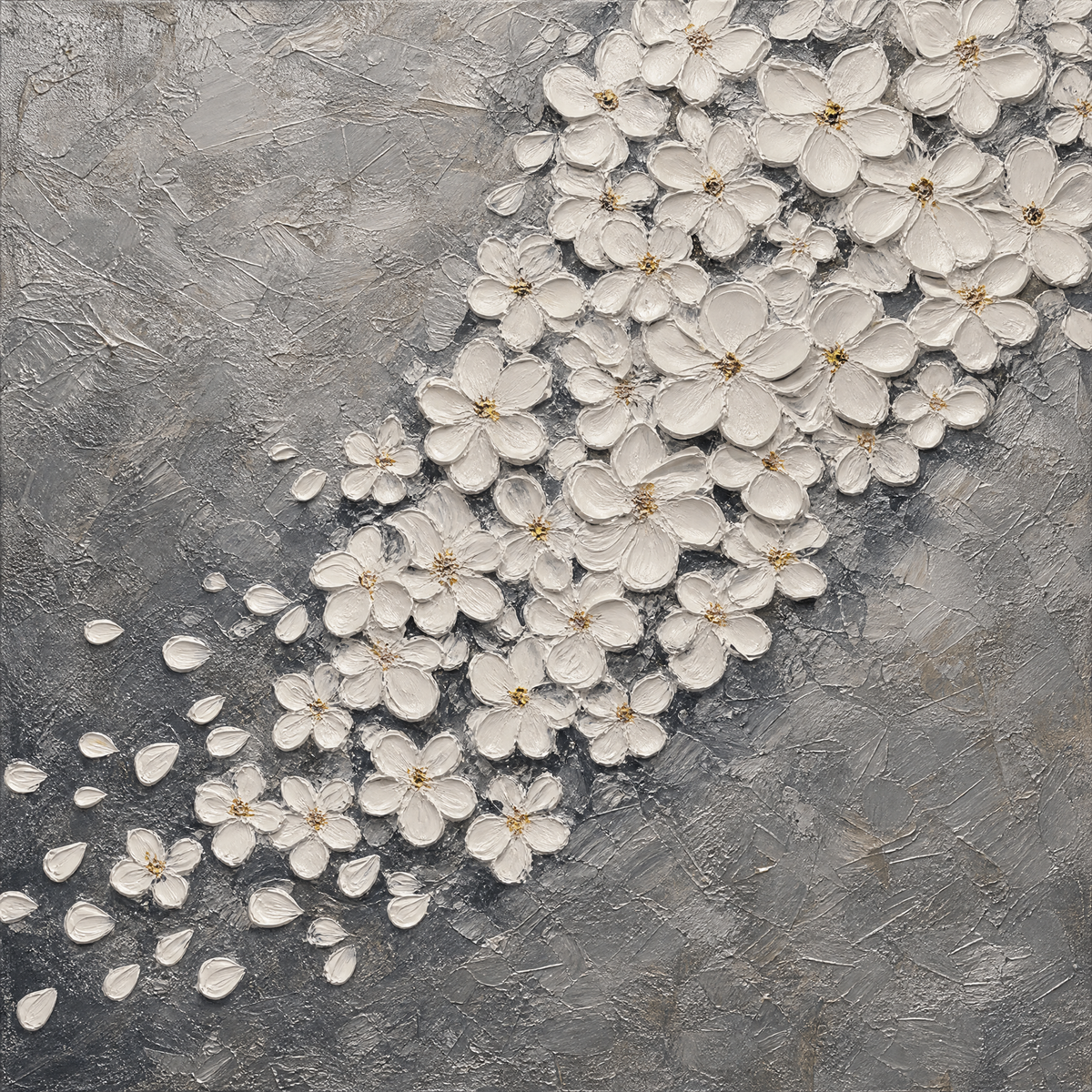 Silver Cloud of White Blossoms