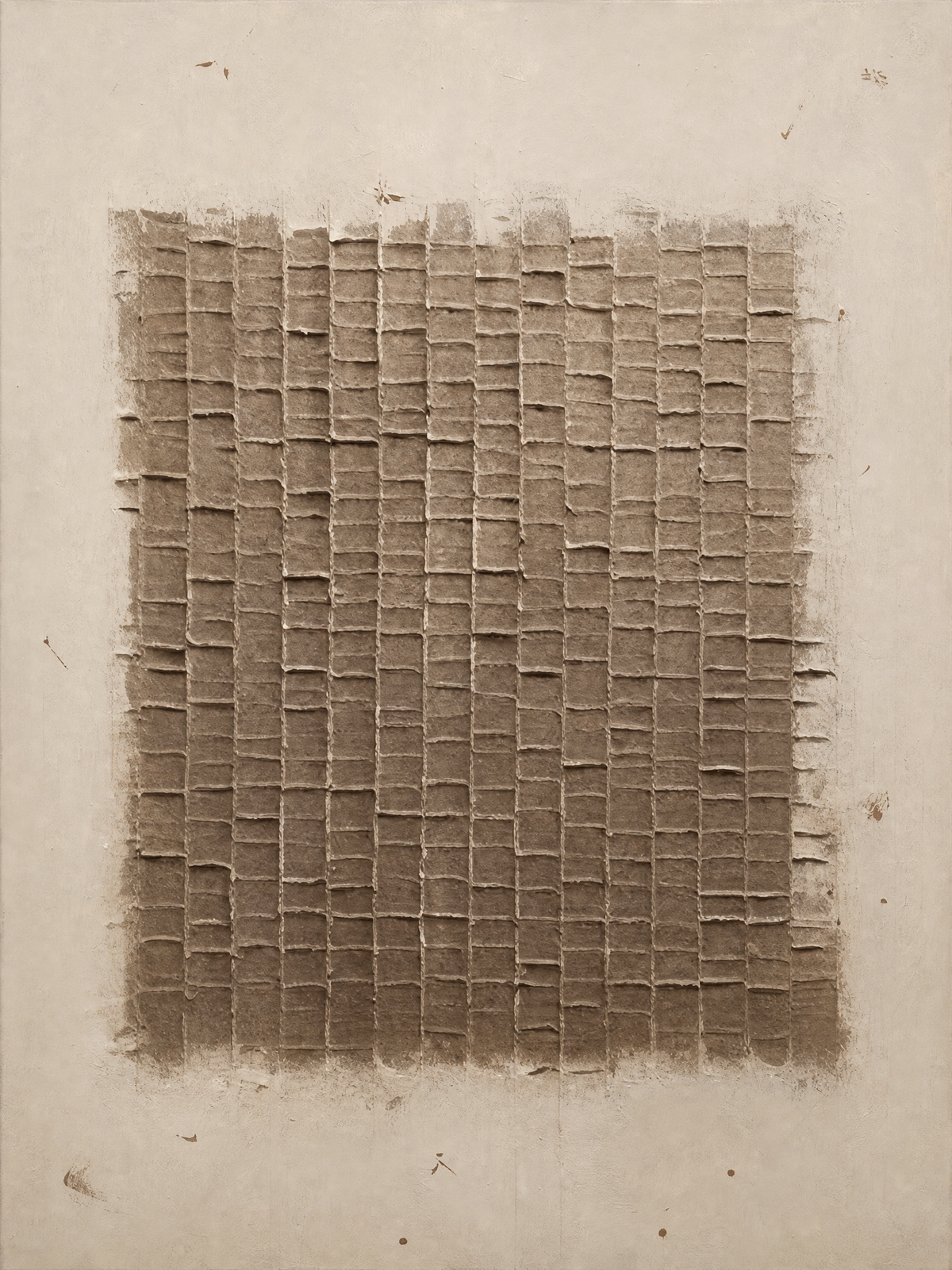Taupe Grid Weave