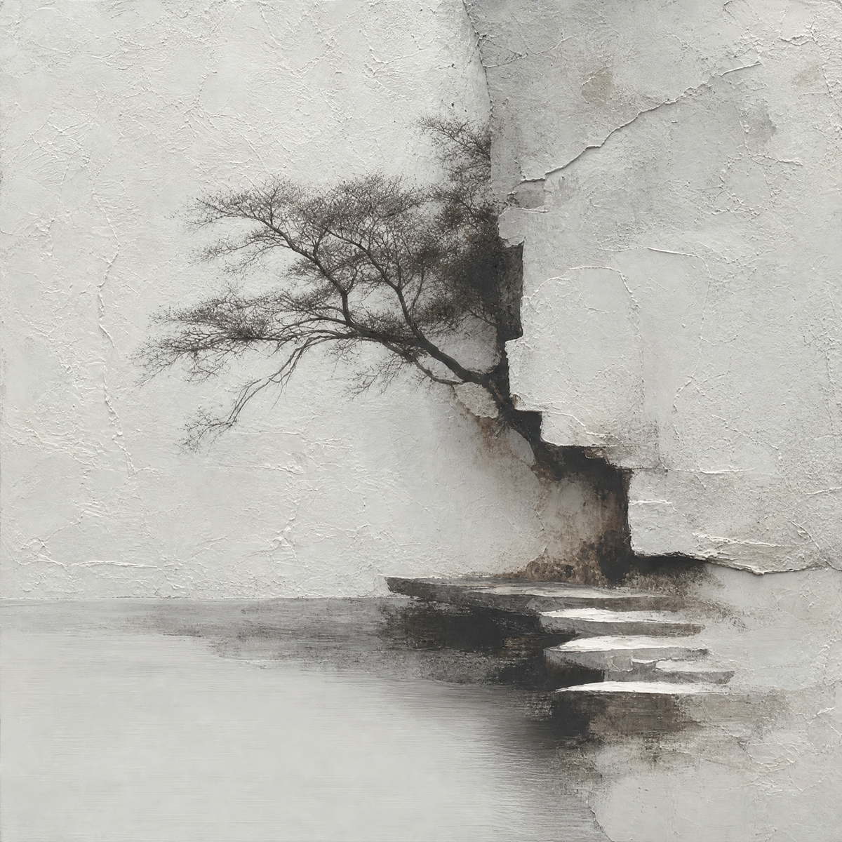 Lone Tree by Still Water