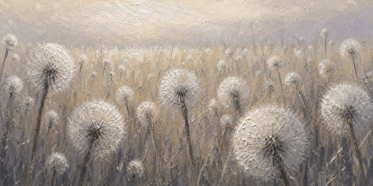 Dandelion Drift at Dusk