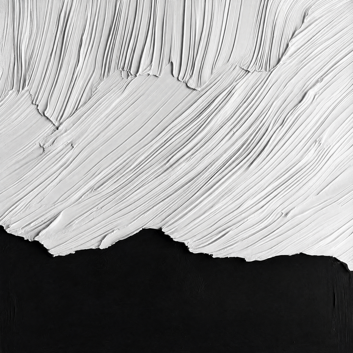 White Ridge over Black