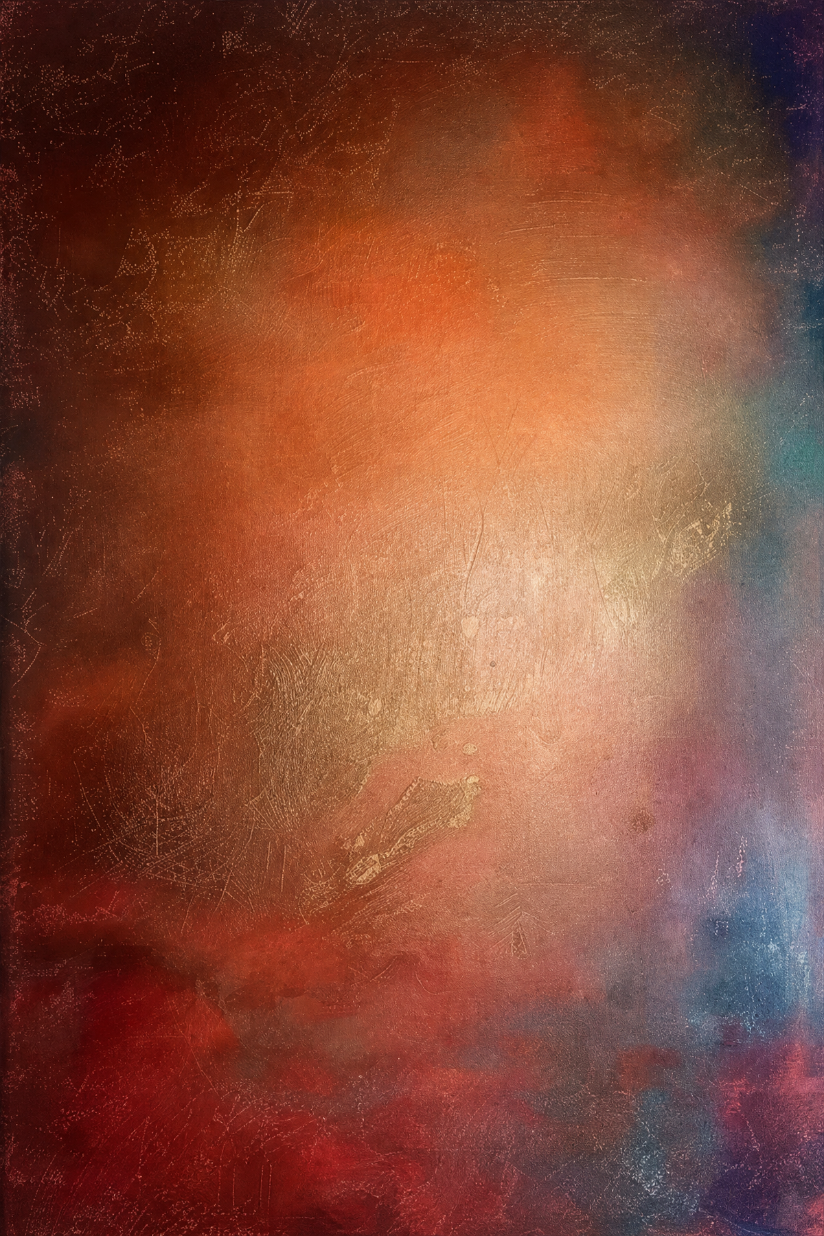 Ember Glow Abstract