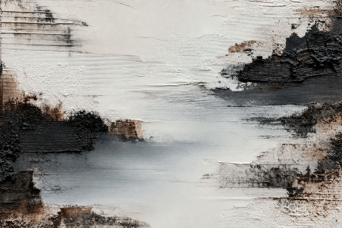 Monochrome Horizon with Umber Accents