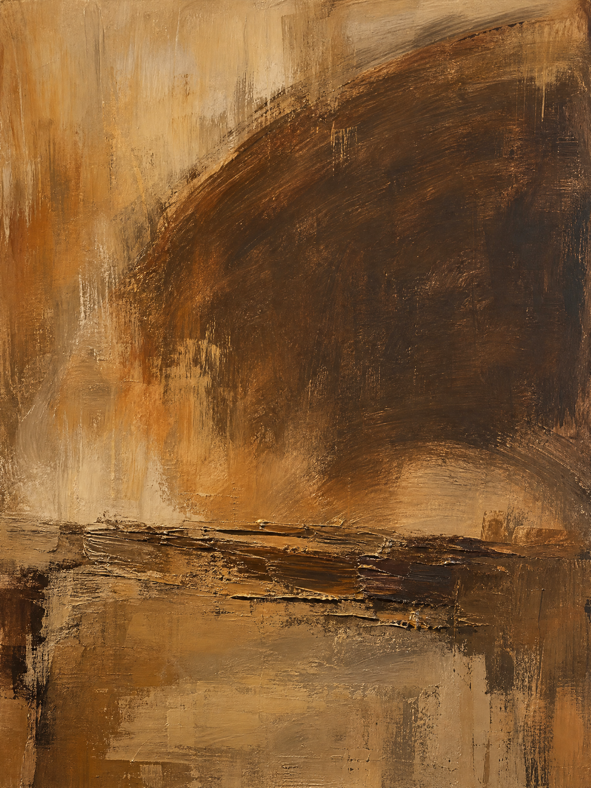 Wabi-Sabi Ochre Field II