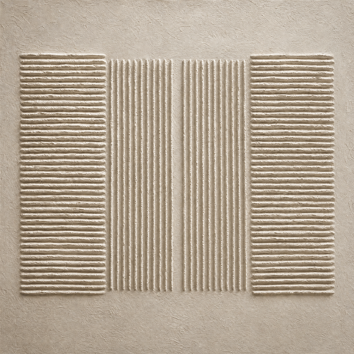 Four Columns of Ribbed Neutral Relief