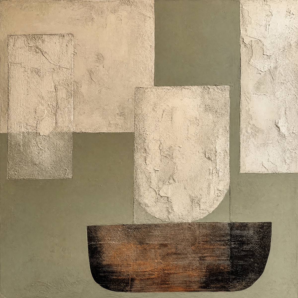 Wabi-Sabi Vessel in Sage