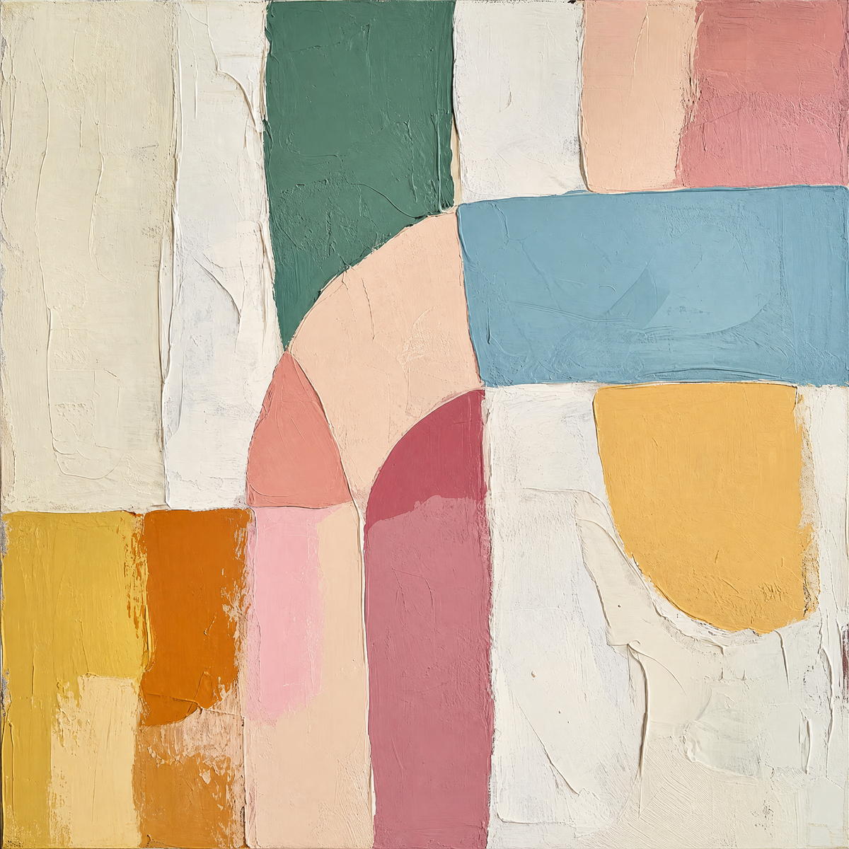 Pastel Geo Arches