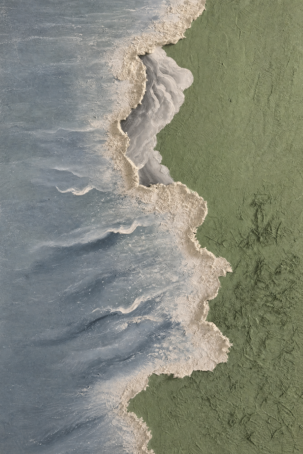 Foam Meets Moss Shore
