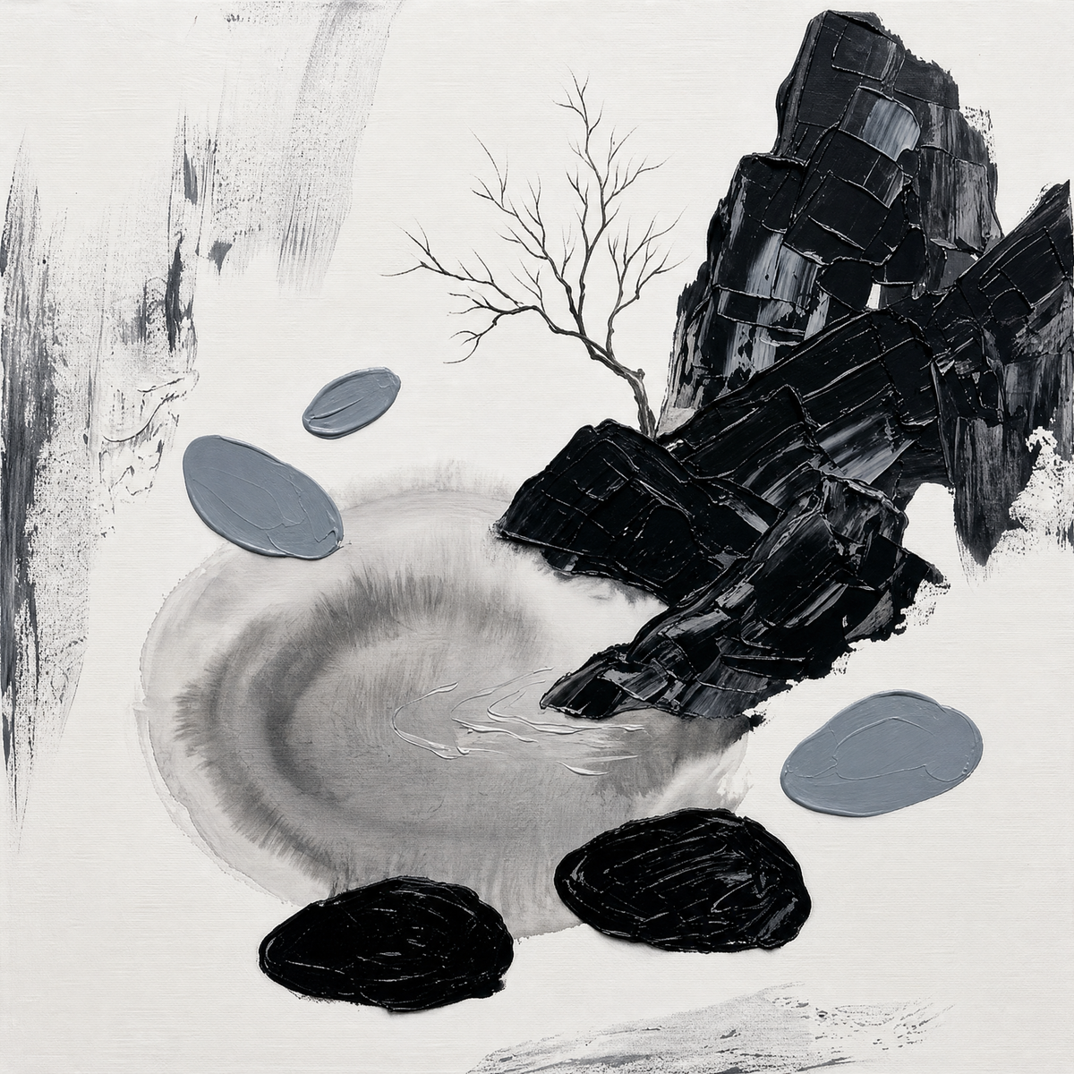 Ink Mountain and Still Stones