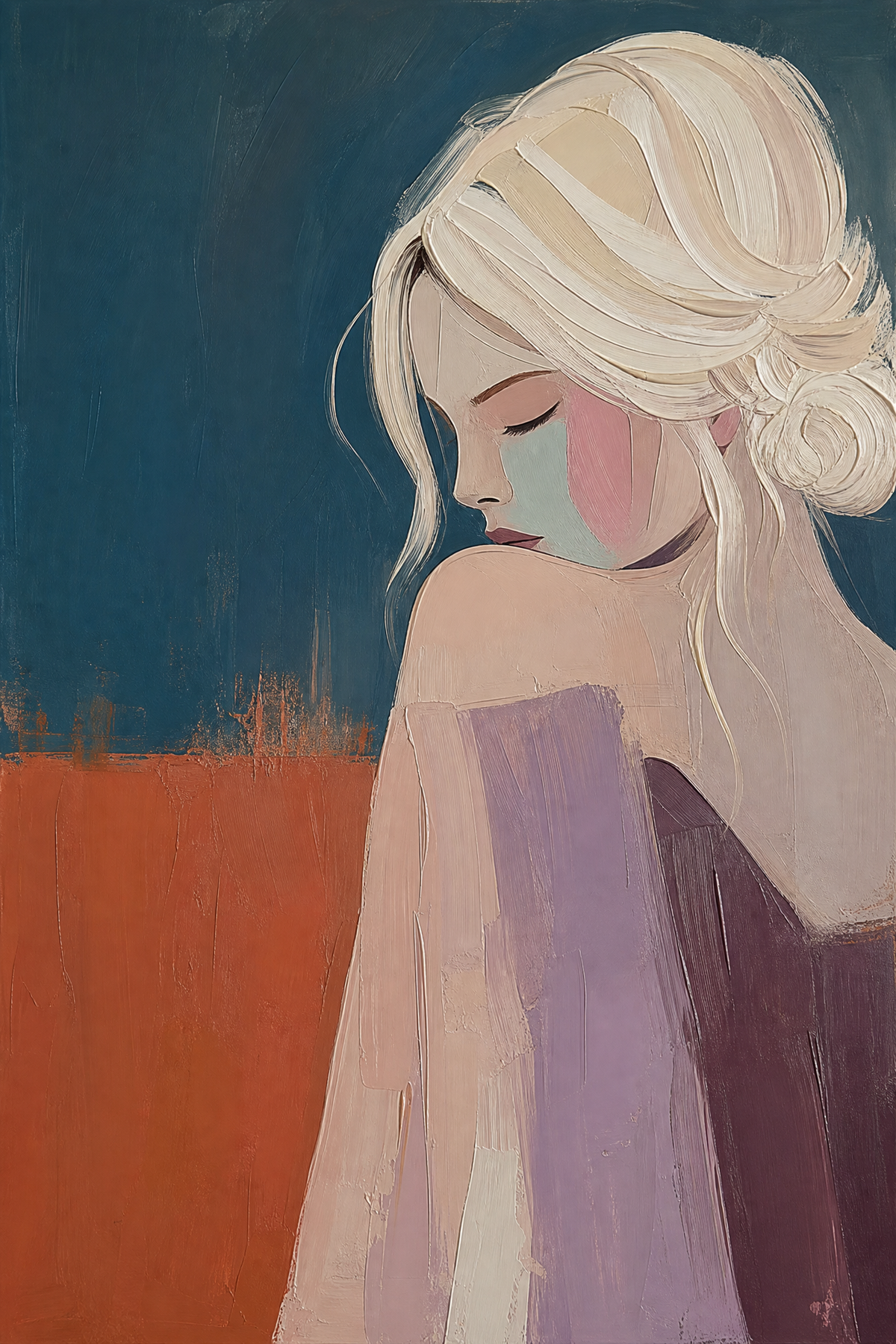 Muted Reverie in Profile