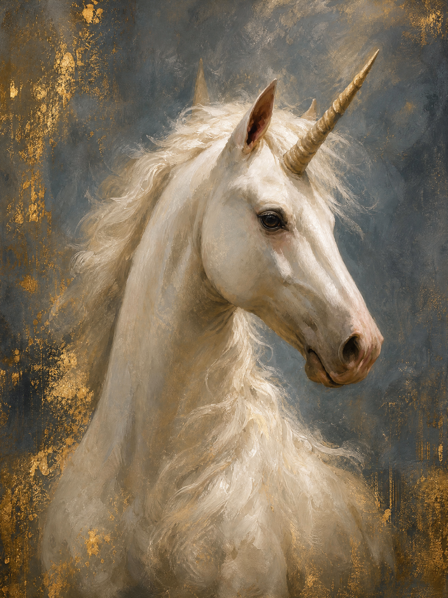 Slate & Gold Unicorn Profile