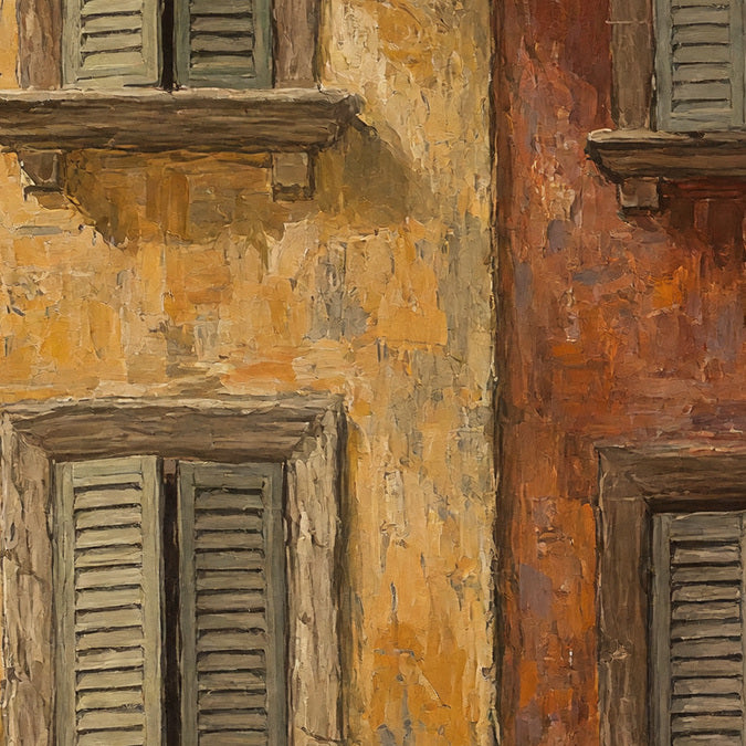 Ochre Facades — detail crop of the design visualization