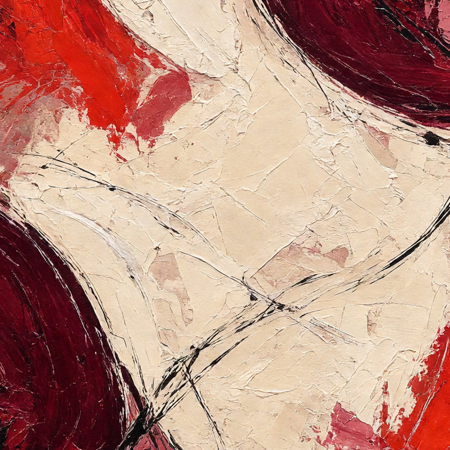 Red Dialogue — detail crop of the design visualization