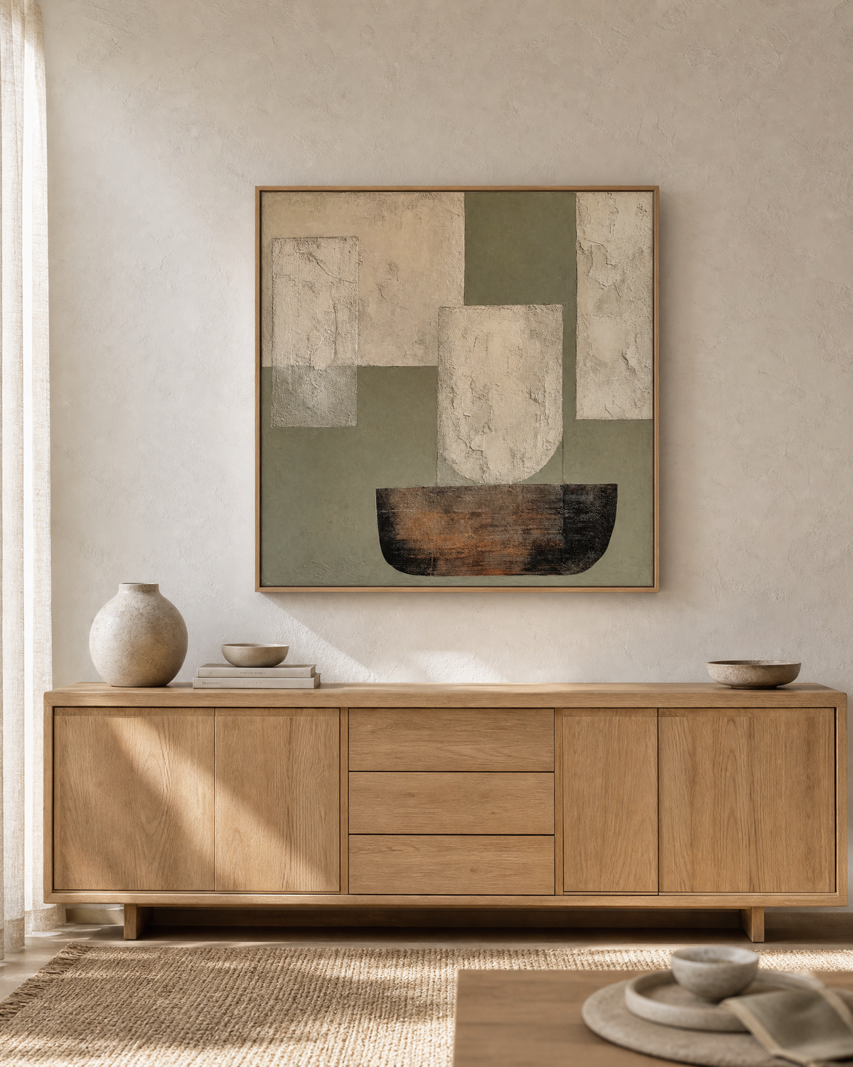 Wabi-Sabi Vessel in Sage
