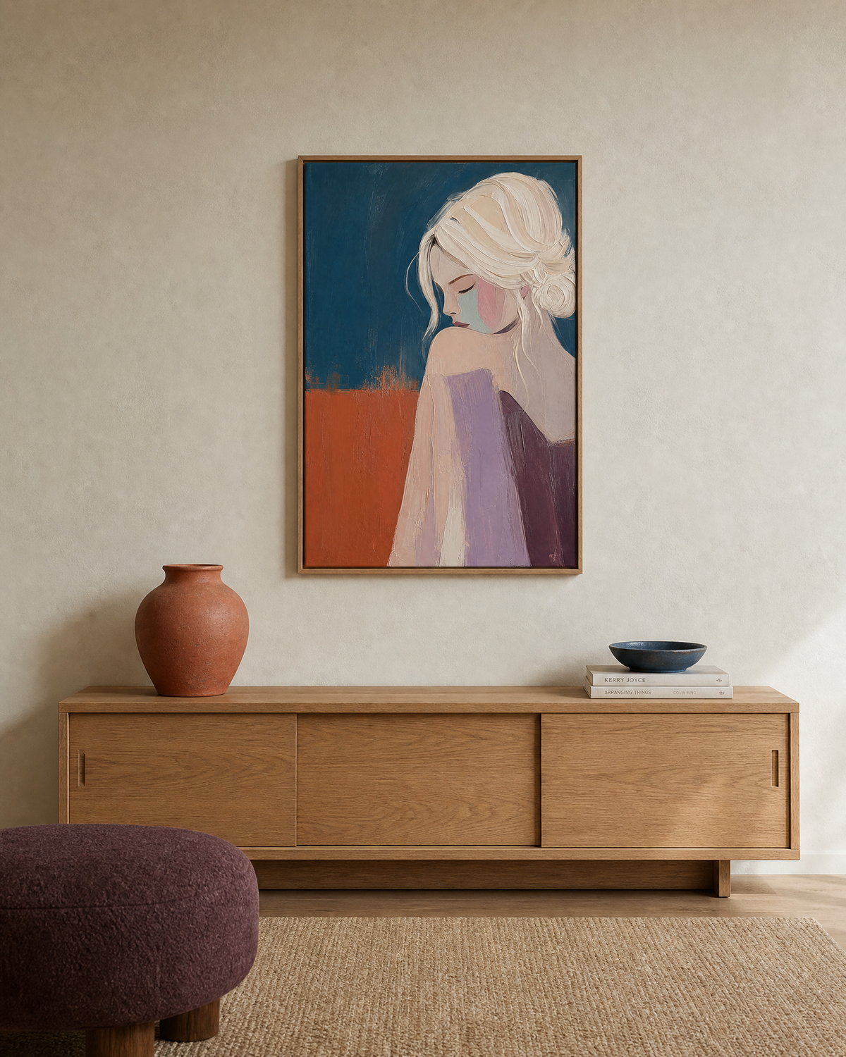 Muted Reverie in Profile