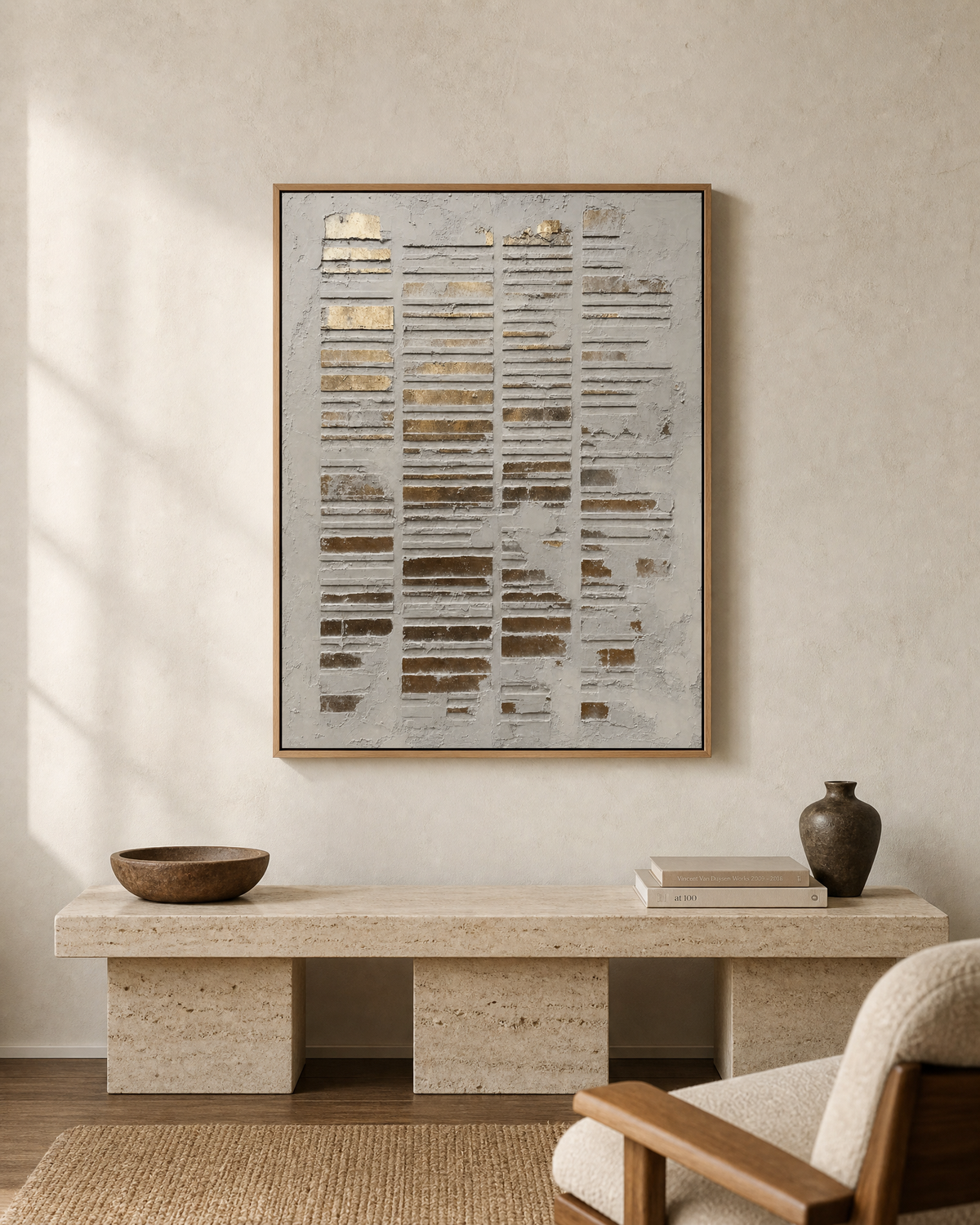 Weaving Strata in Grey and Bronze
