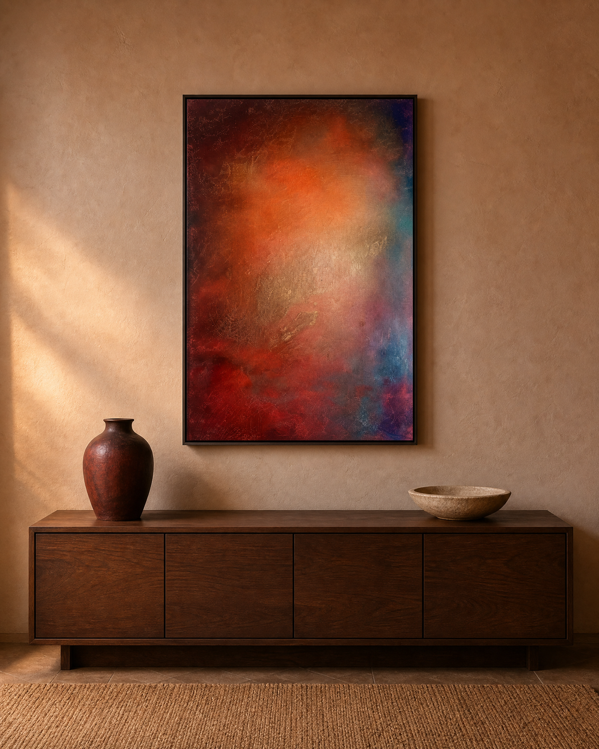 Ember Glow Abstract