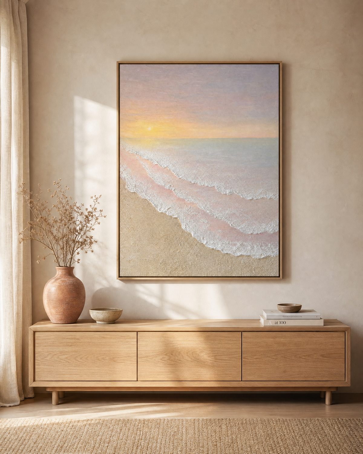 Serene Shore at Dawn