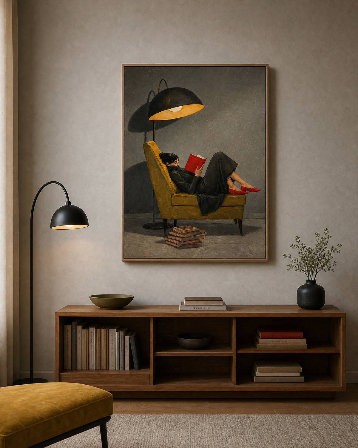 Reading Under the Lamp