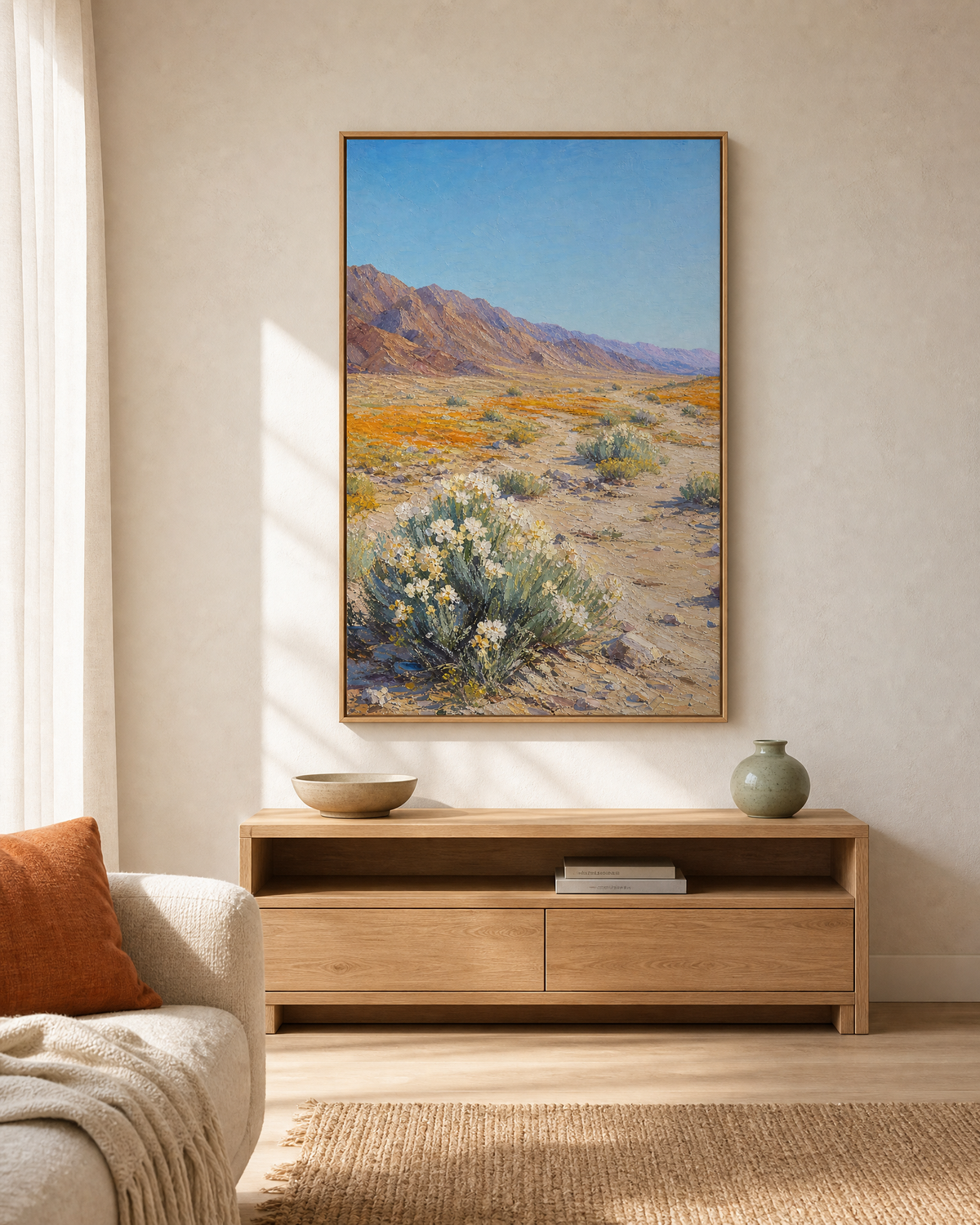 Desert Bloom at Midday