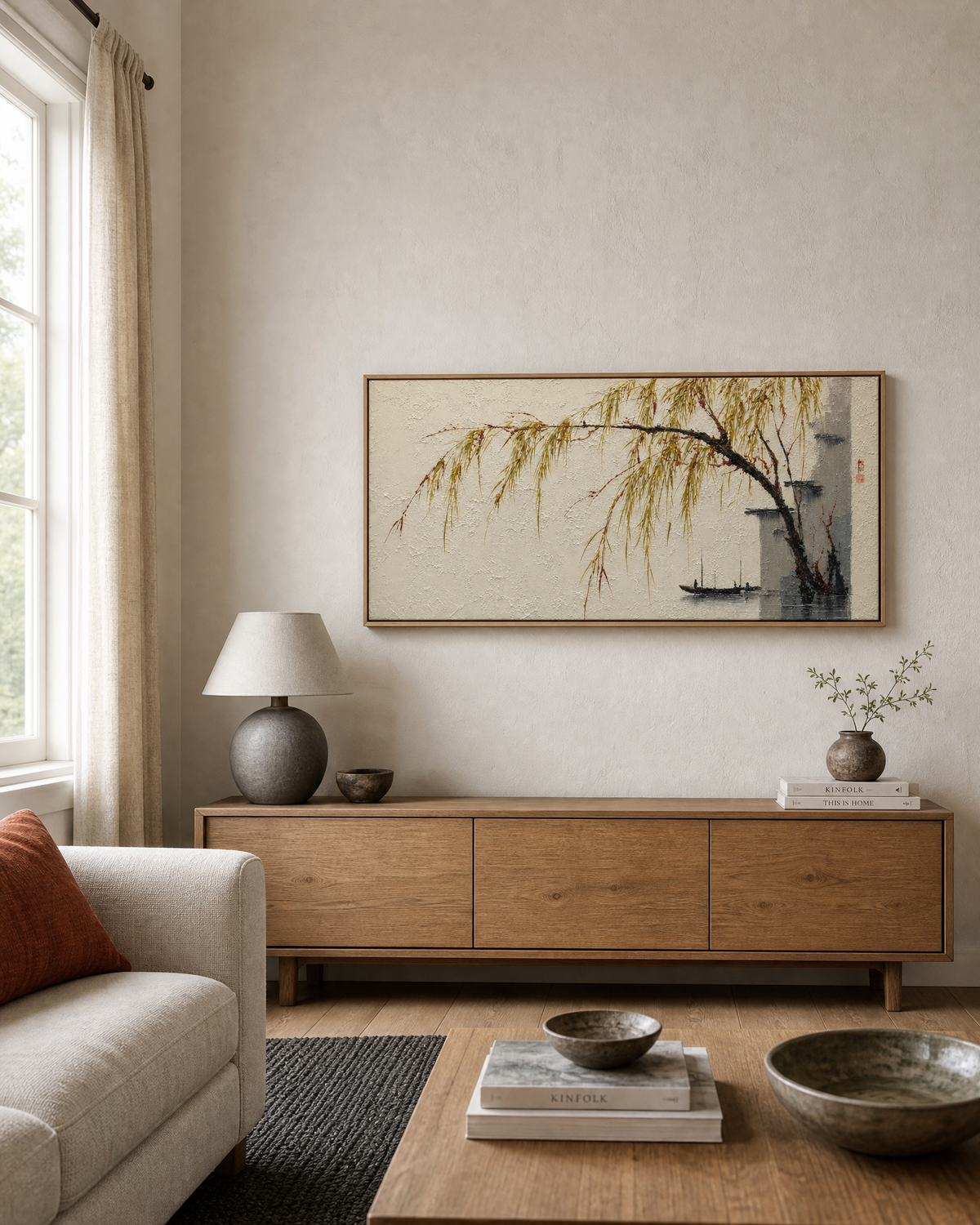 Willow Over River