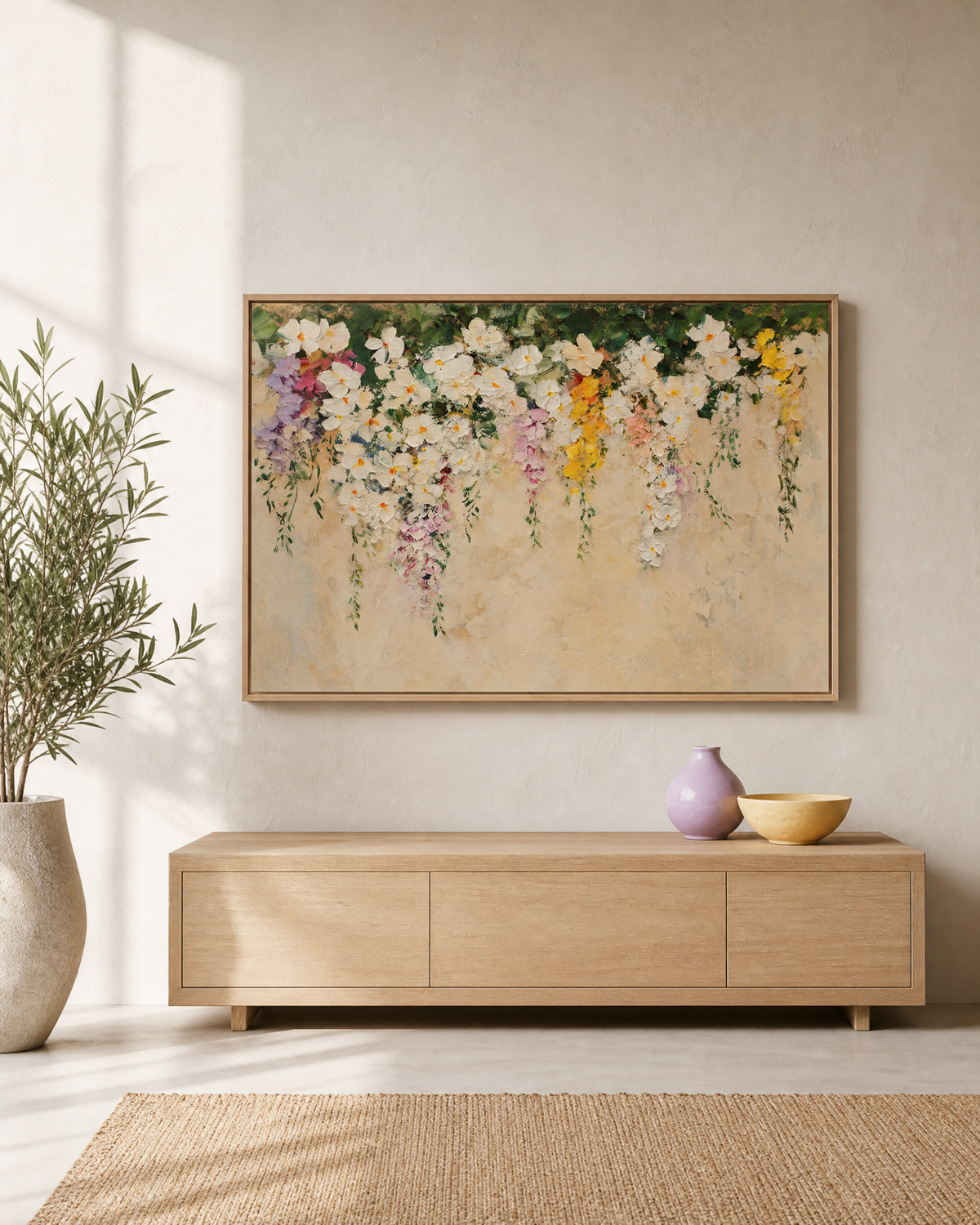 Cascading Wisteria Blooms