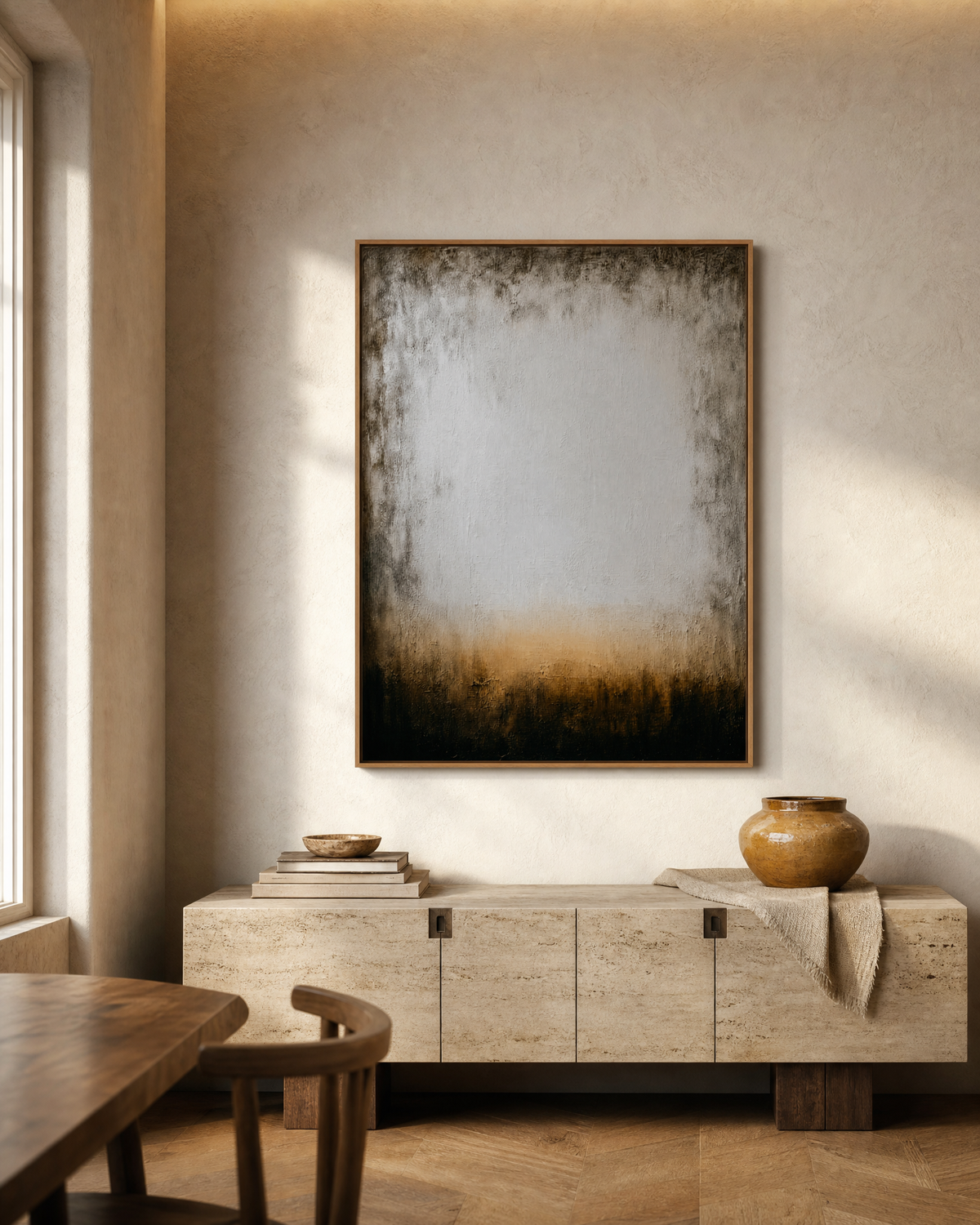 Umber Horizon Abstract