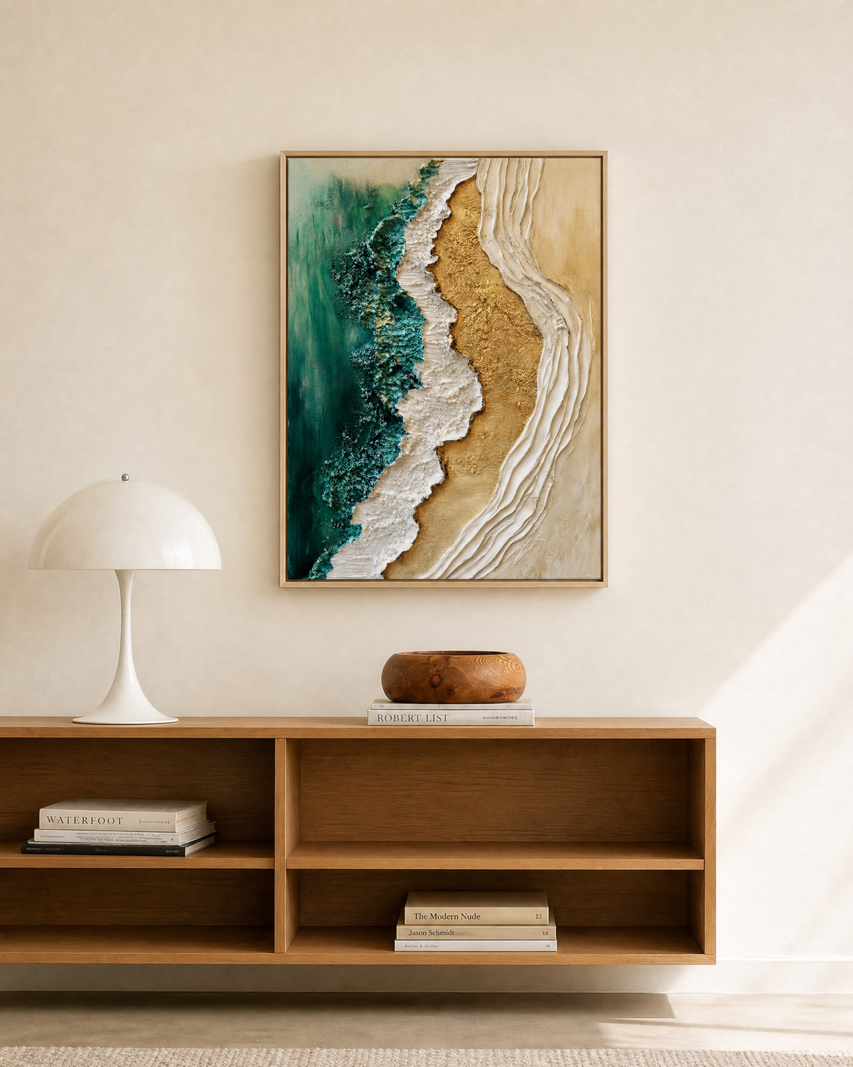 Emerald Tide Meets Gilded Shore