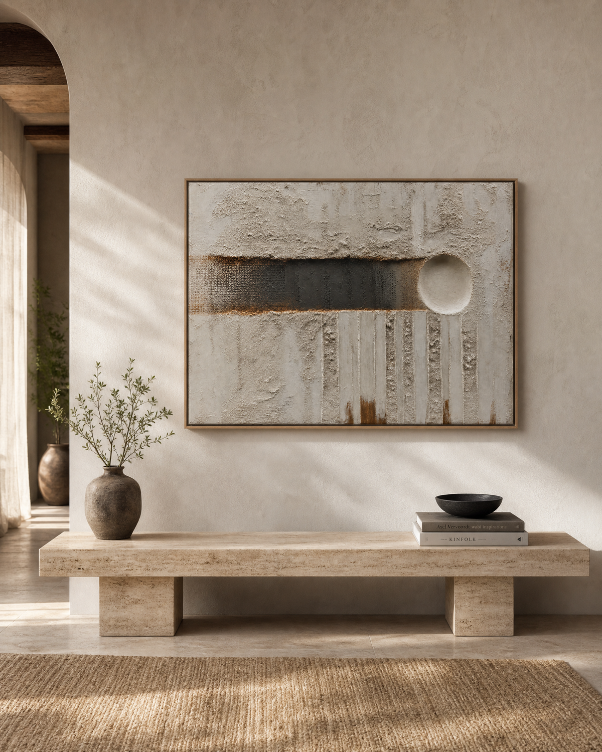 Wabi-Sabi Textured Neutral Abstract