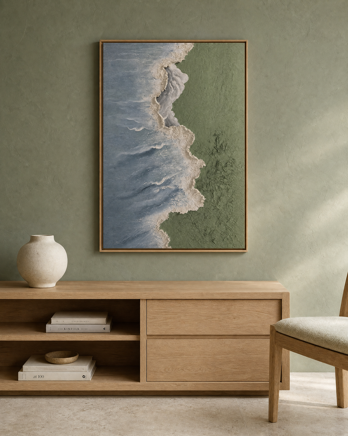 Foam Meets Moss Shore