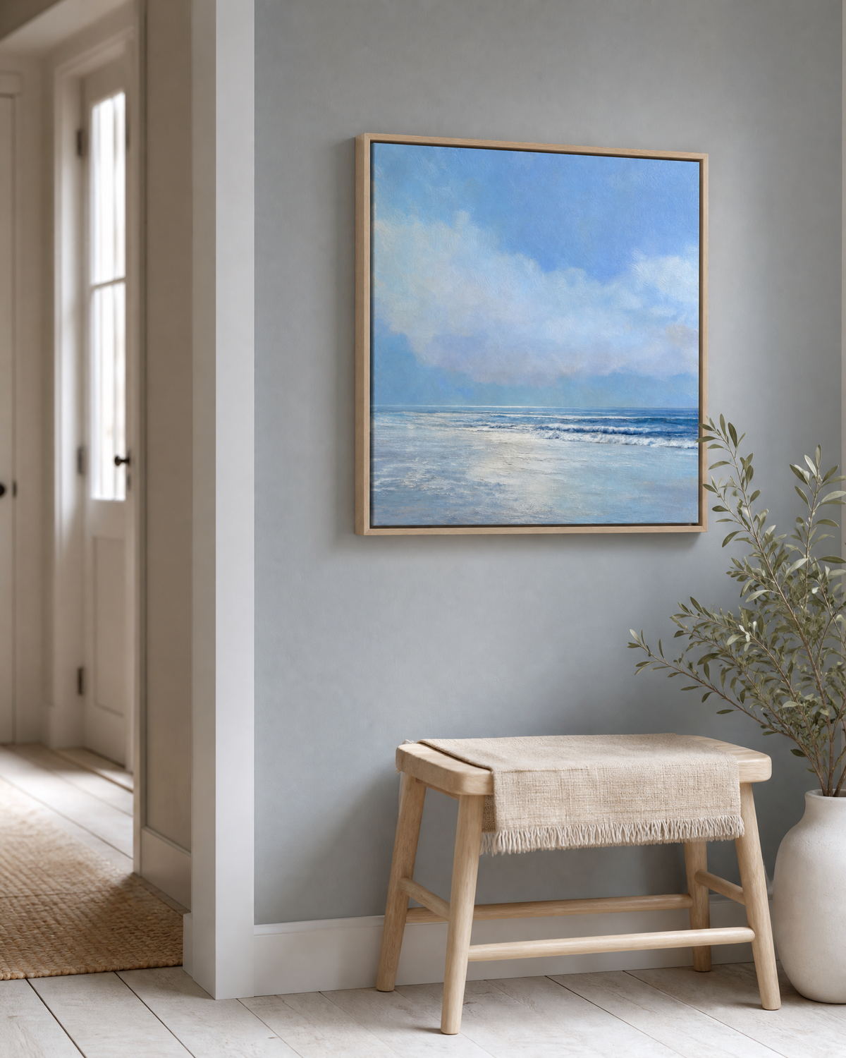 Serene Blue Seascape