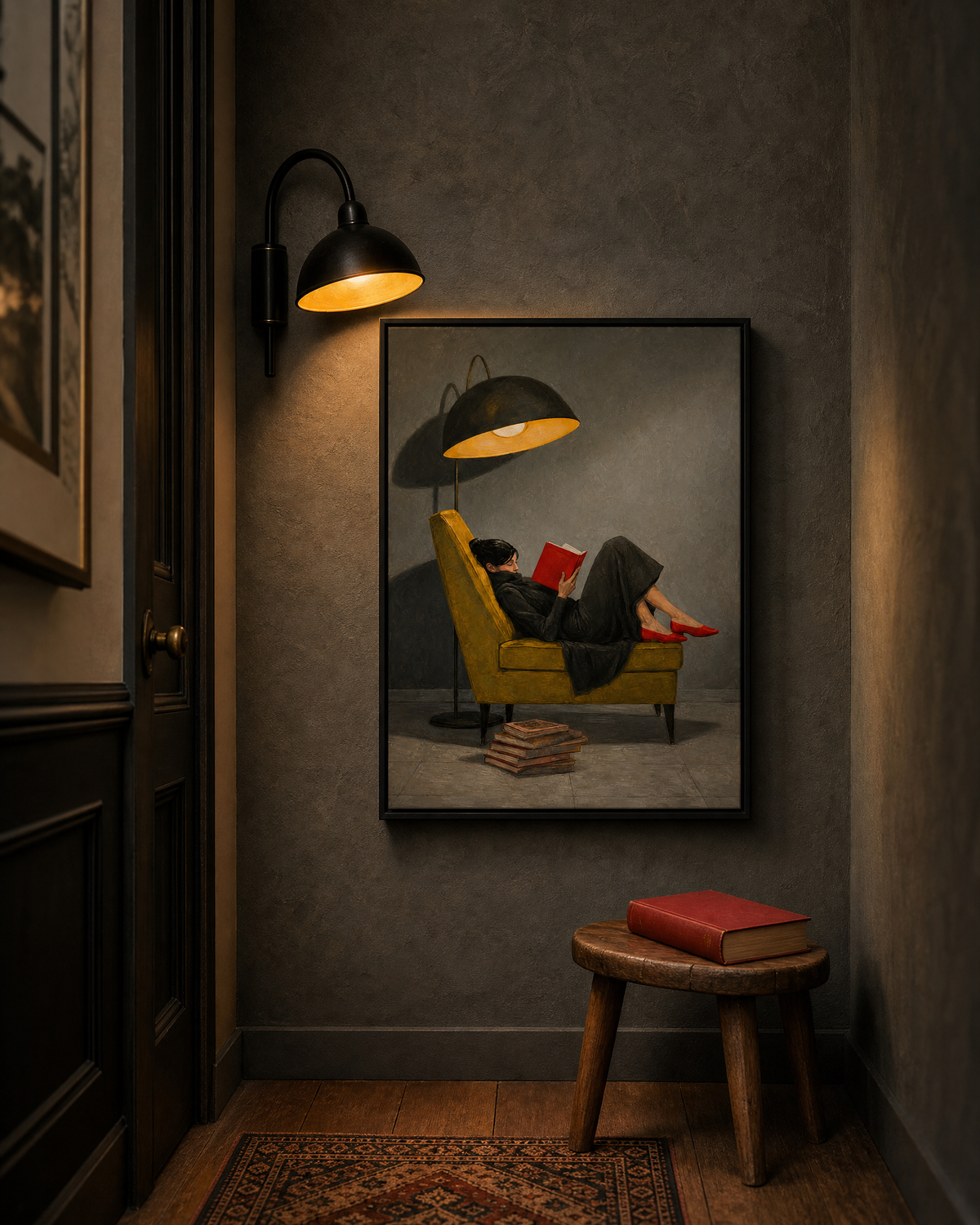 Reading Under the Lamp