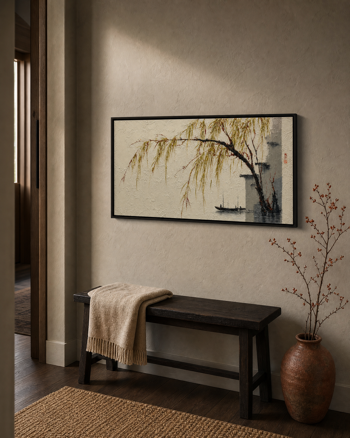 Willow Over River