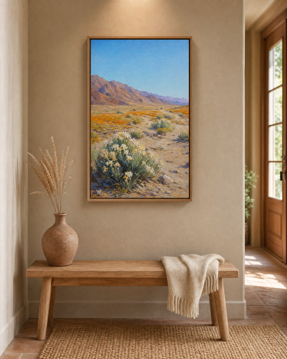 Desert Bloom at Midday