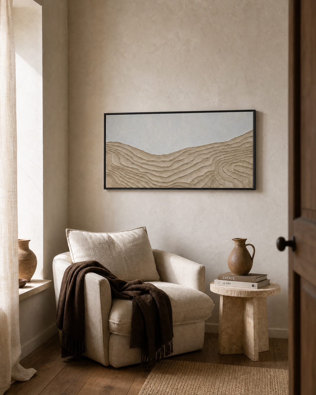 Ochre Dune Contours