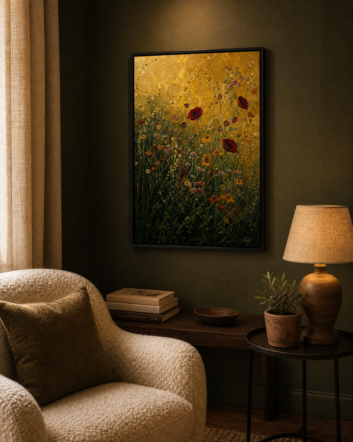 Gilded Twilight Meadow