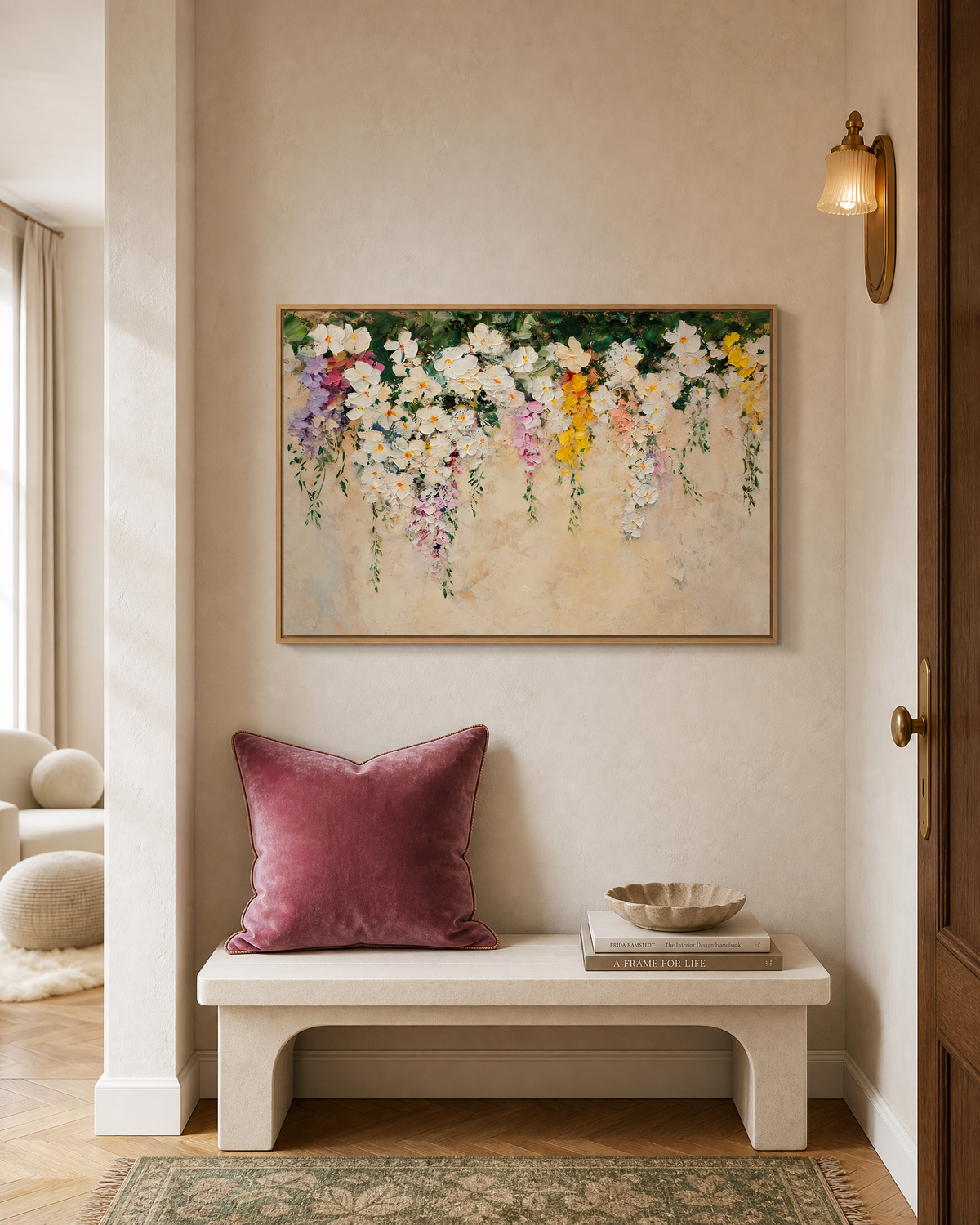 Cascading Wisteria Blooms