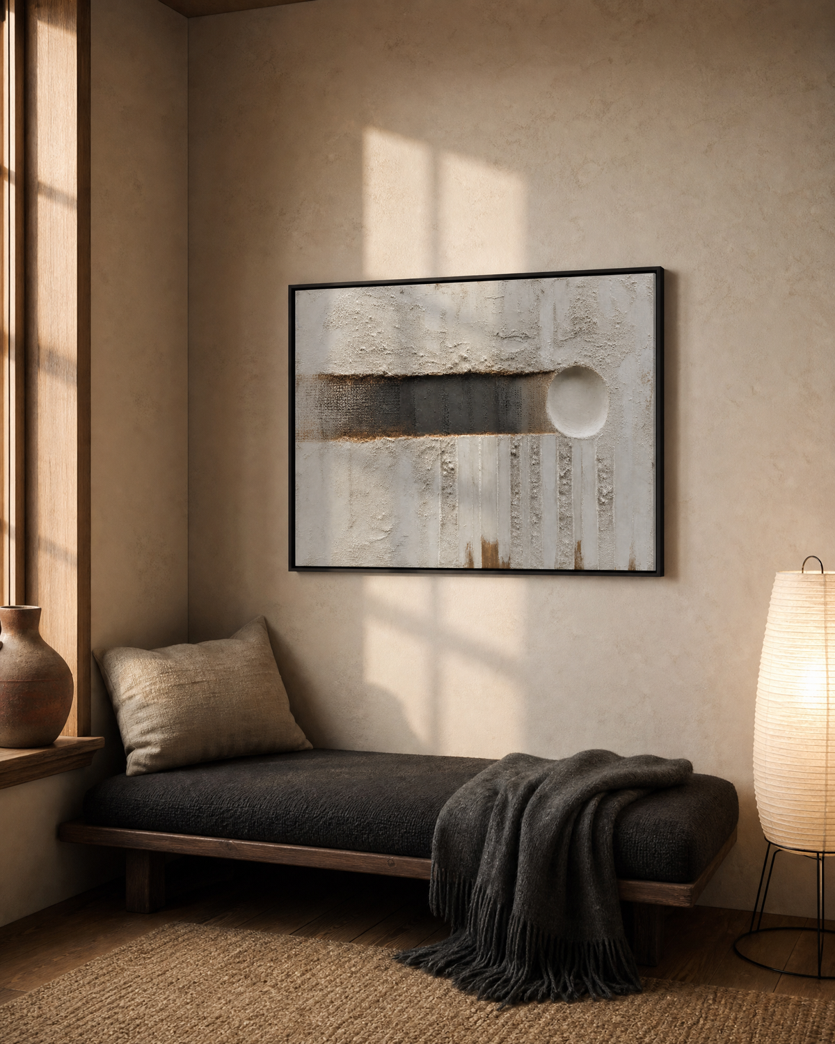 Wabi-Sabi Textured Neutral Abstract