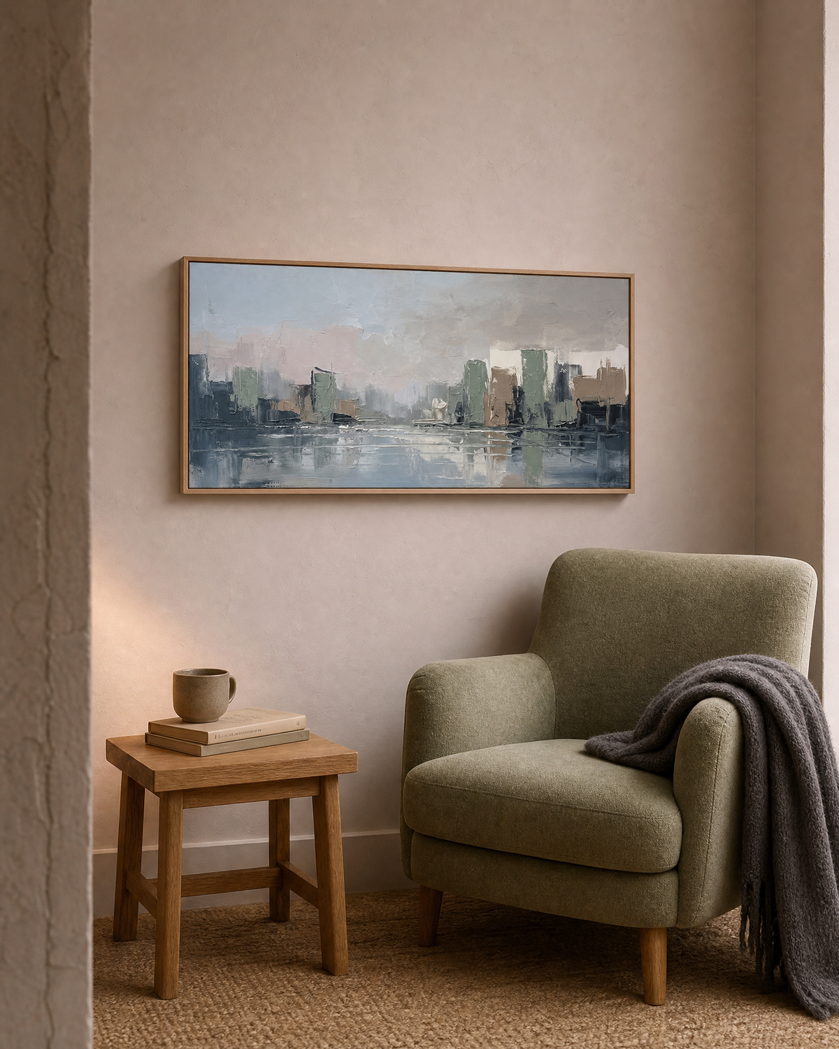 Muted City Reflections