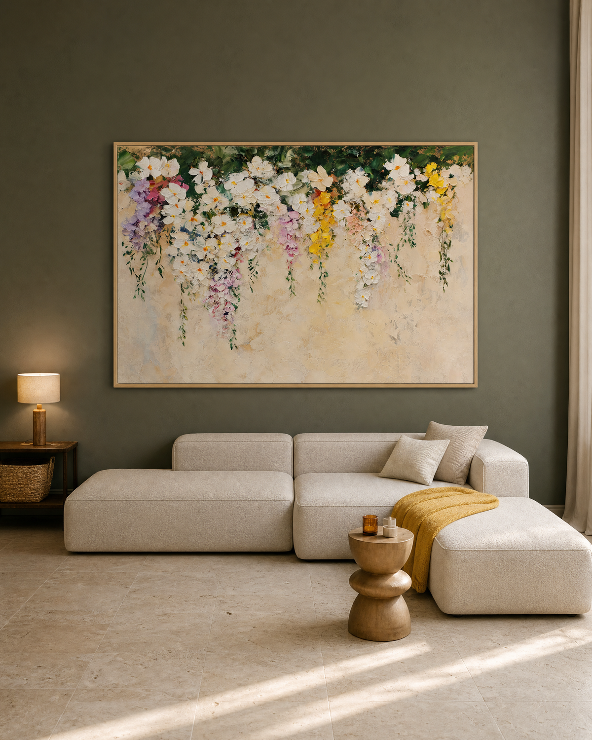 Cascading Wisteria Blooms