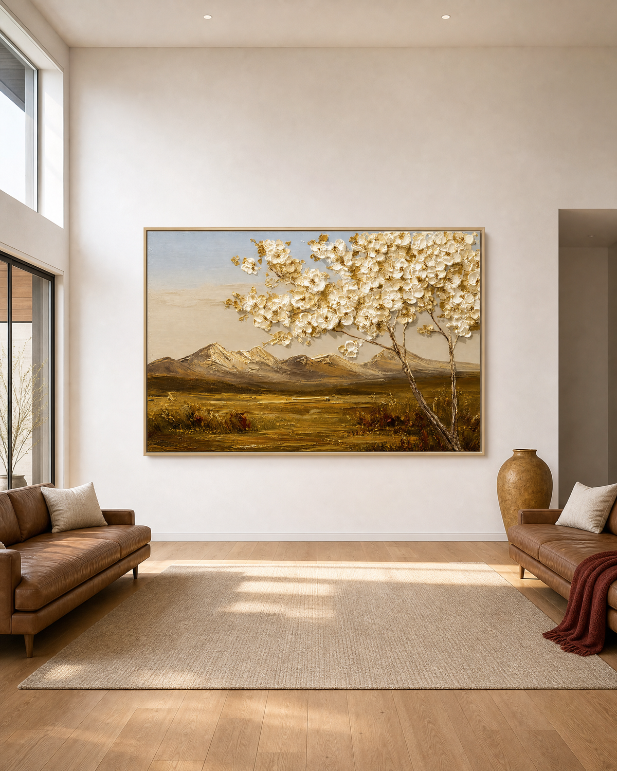 Blossom Tree over Golden Valley