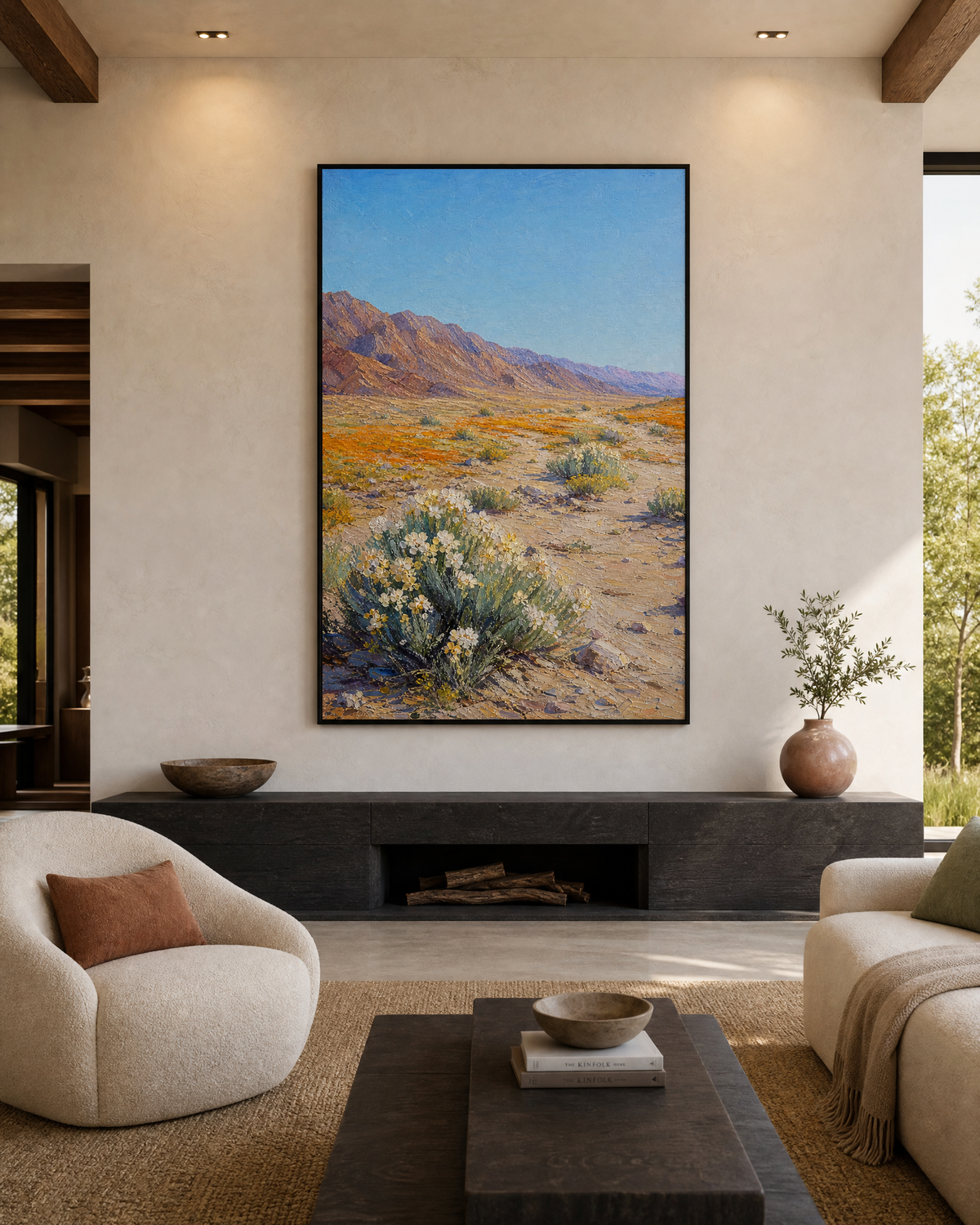 Desert Bloom at Midday