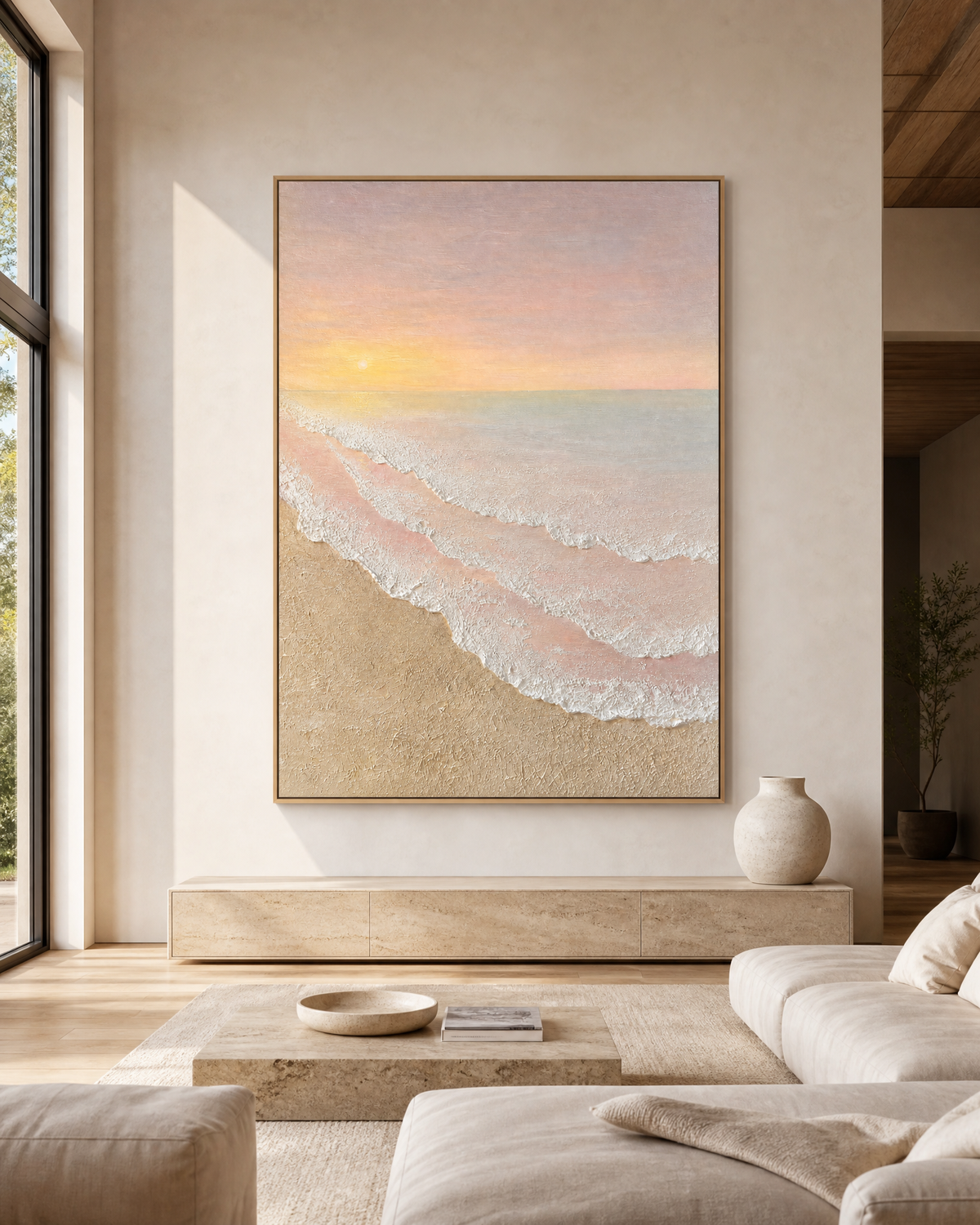 Serene Shore at Dawn