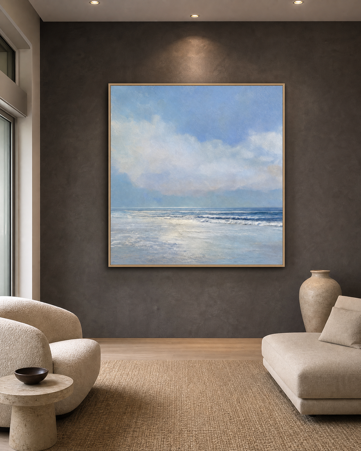 Serene Blue Seascape