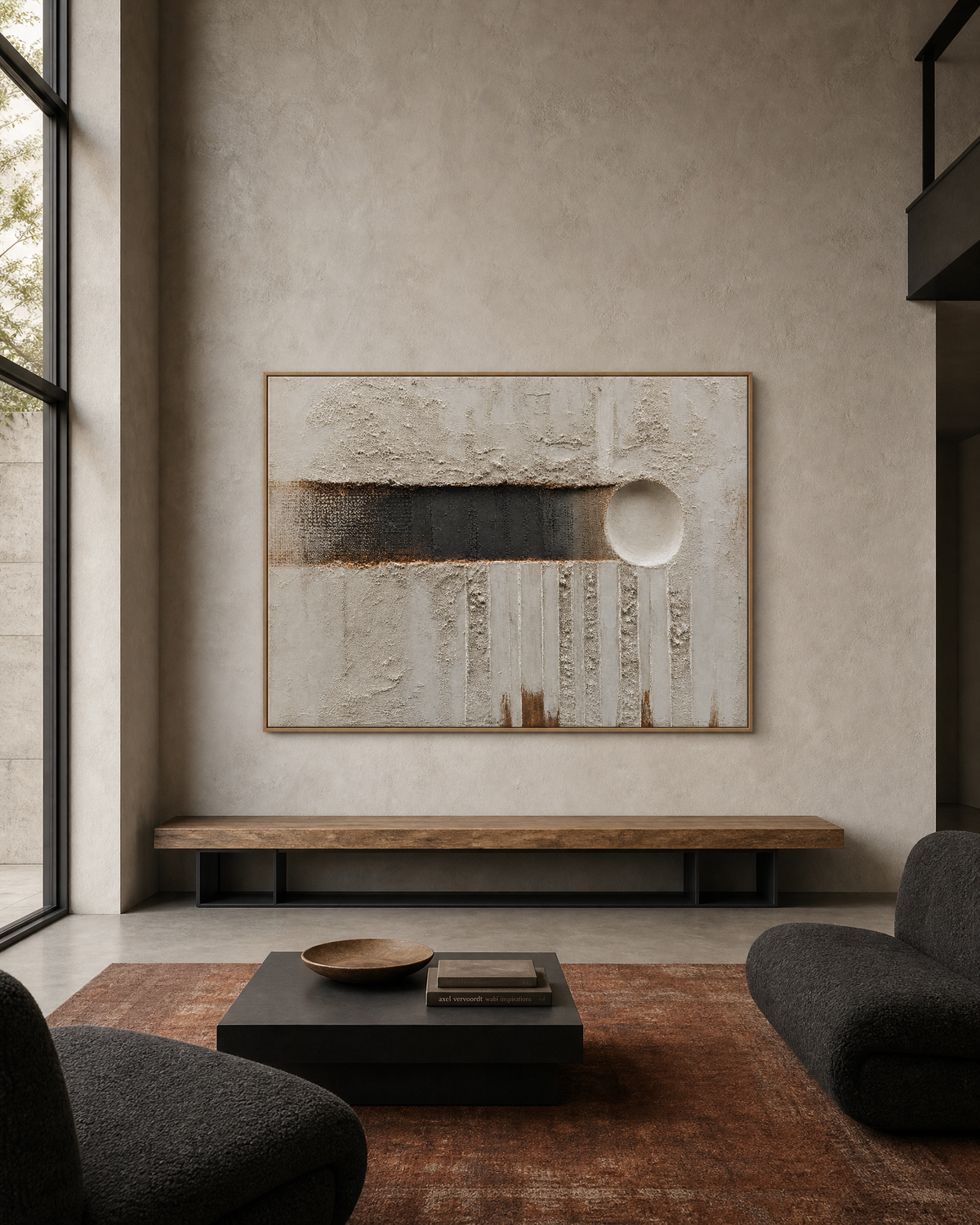 Wabi-Sabi Textured Neutral Abstract