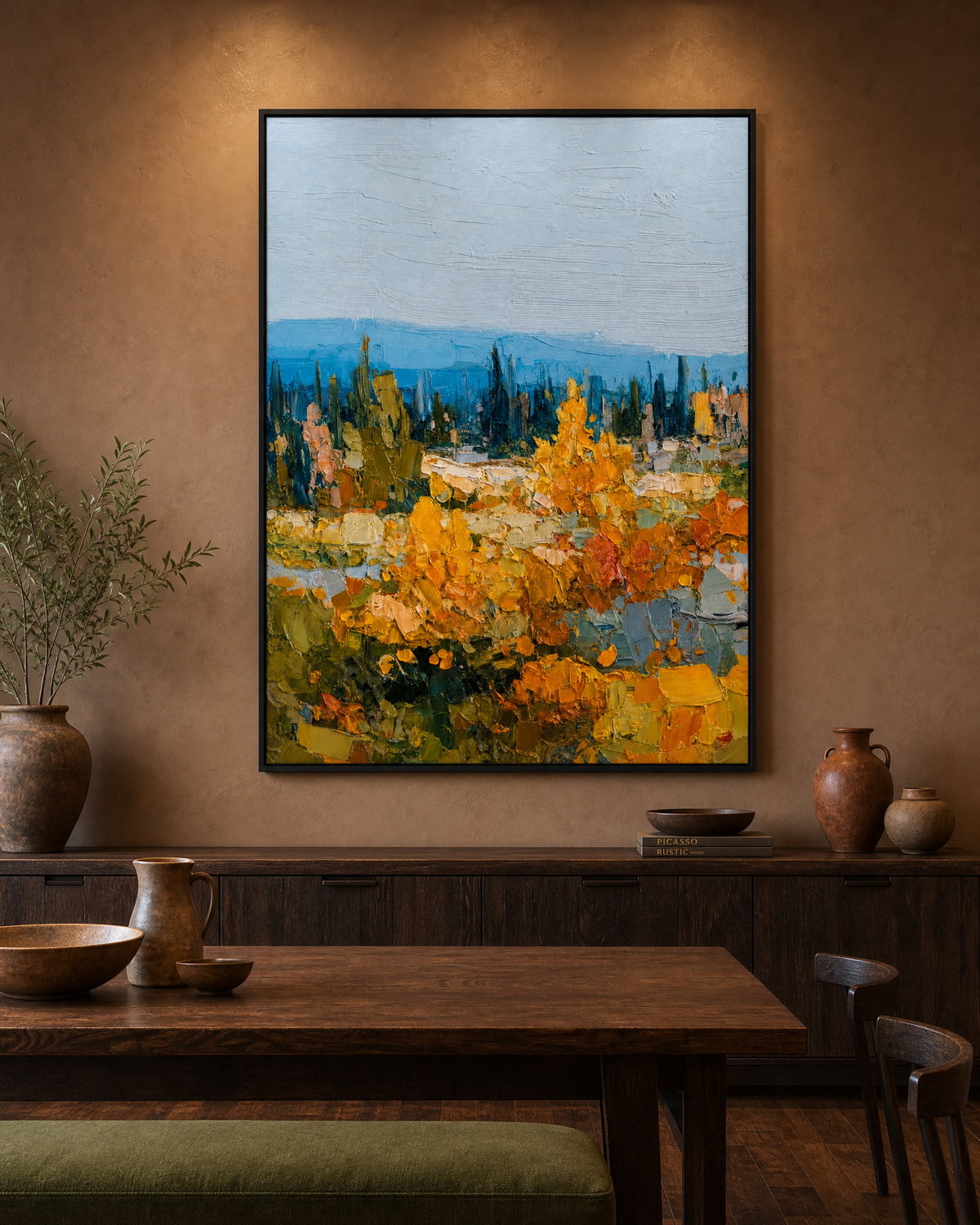 Autumn Vineyard Valley