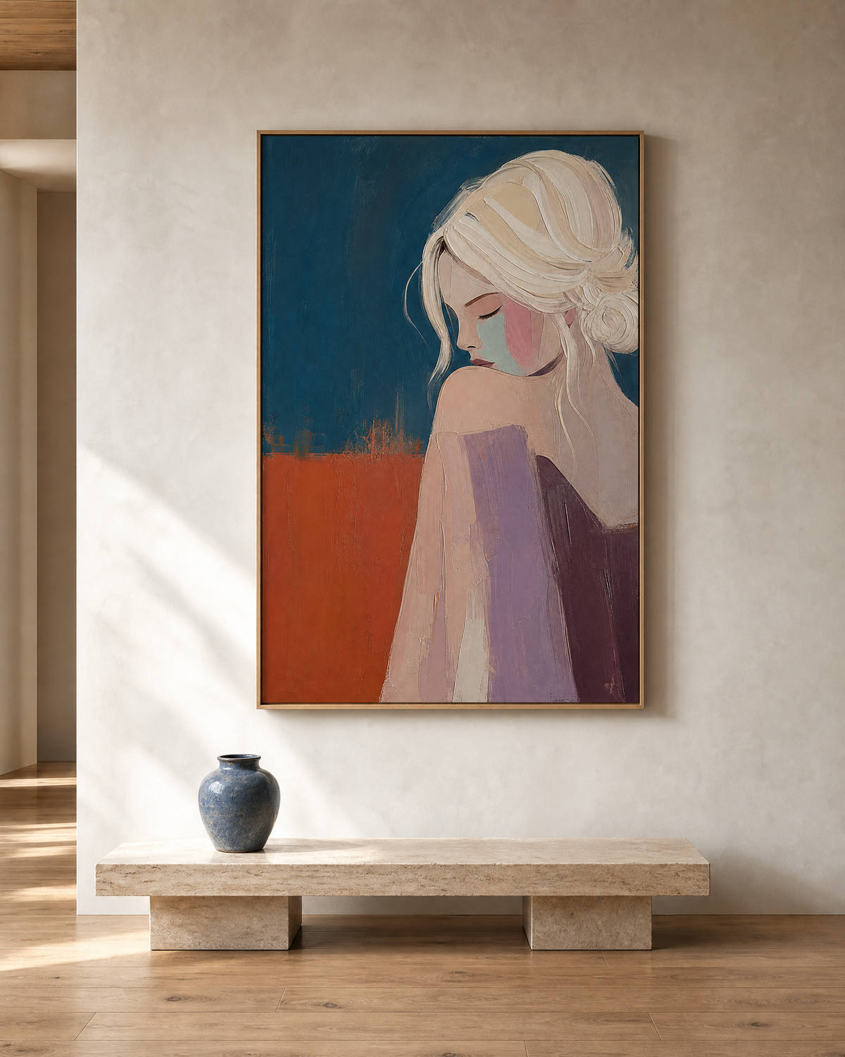 Muted Reverie in Profile