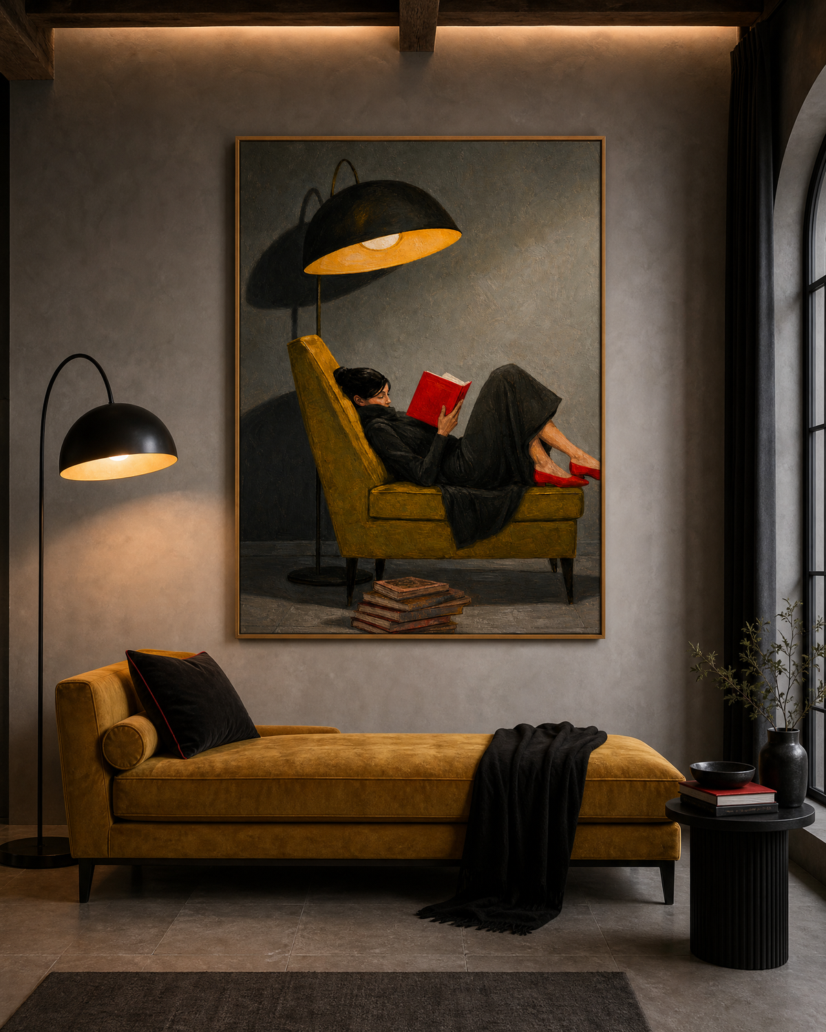 Reading Under the Lamp
