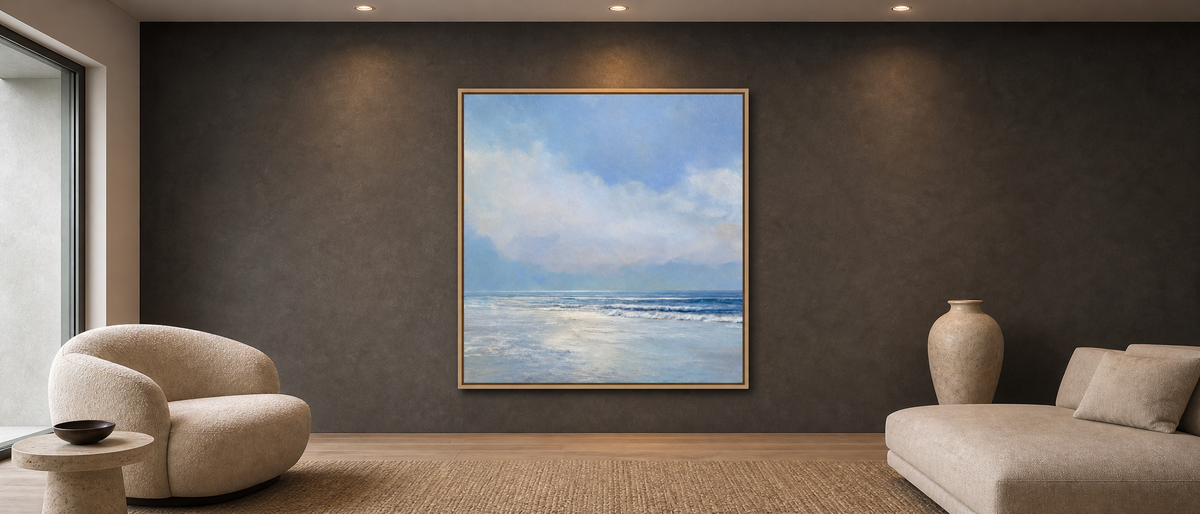 Serene Blue Seascape